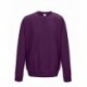 AWDIS JH030 JUST HOOD FELPA GIROCOLLO .80%Cotone .20%Poliestere MANICHE LUNGHE UOMO