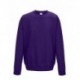 AWDIS JH030 JUST HOOD FELPA GIROCOLLO .80%Cotone .20%Poliestere MANICHE LUNGHE UOMO