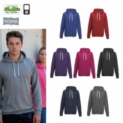 AWDIS JH008 FELPA DONNA HEATHER HOODIE 52%COTONE 48%POLIESTERE MANICHE LUNGHE UOMO