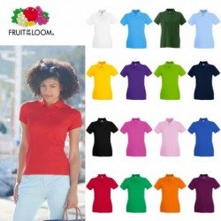 FRUIT FR630300 PREMIUM POLO DONNA MANICA CORTA 100%COTONE