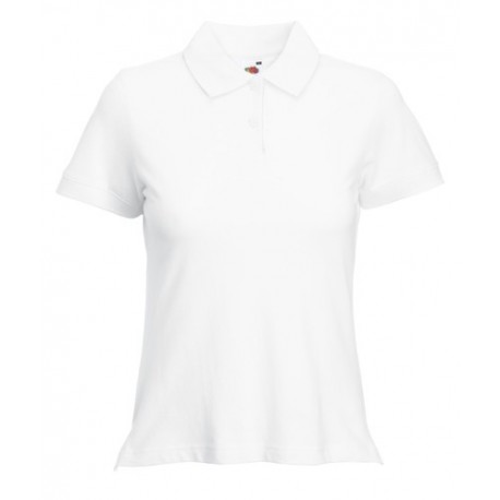 FRUIT POLO DONNA MANICA CORTA FR635600 97%COTONE 3%ELASTANE