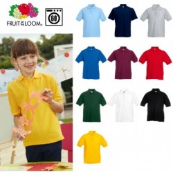 POLO FRUIT BAMBINO FR634170 PIQUE' KIDS MISTO COTONE 65/35 KIDS 