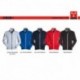 Felpa JUNIOR+ PAYPER bambino full zip con dettagli in contrasto garzata 300gr