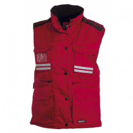 Gilet FLIGHT LADY PAYPER donna imbottito multi-tasche con dettagli a contrasto pongee 240t 180gr