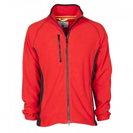 Giacca ASPEN+ PAYPER uomo in pile bicolore e con zip intera pile 280gr