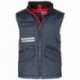 Gilet MIG 2.0 PAYPER unisex imbottito multi-tasche full zip 8mm LOCK SYSTEM bande riflettenti 180gr