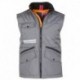 Gilet MIG 2.0 PAYPER unisex imbottito multi-tasche full zip 8mm LOCK SYSTEM bande riflettenti 180gr