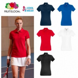 Performance FRUIT Polo Donna MANICA CORTA FR630400 100% POLIESTERE 