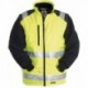 Giubbotto giacca HI WAY PAYPER alta visibilita' bicolore, imbottito e con maniche staccabili oxford 300d 165gr