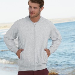 Felpa FR621620 FRUIT Uomo Baseball sweat jacket 80%C20%P