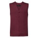 Pullover JE719M RUSSELL Uomo Men's V-Neck Sleeveless Knitte