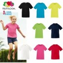 T-SHIRT FRUIT BAMBINO MANICA CORTA FR610130 PERFORMANCE KIDS 100%POLIESTERE