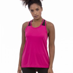 T-Shirt JC027 AWDIS Donna Girlie Workout Vest, 100%P