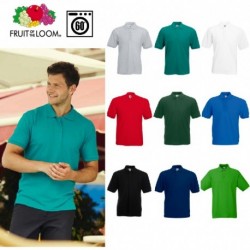 FRUIT POLO UOMO FR634020 MANICA CORTA MISTO COTONE 35%C.65%P. 170G 