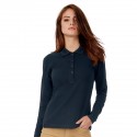 Polo B&C Donna BCPW456 SAFRAN PURE LSL 100%C WOM