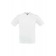 T-Shirt B&C Uomo BCTU006 Unisex EXACT V NECK 100% COTONE