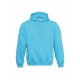 Felpa Uomo B&C BCWU620 Unisex BC HOODED C/C G.260 80/20