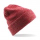 Cuffia BEECHFIELD B425 U Unisex Heritage Beanie in maglia doppio strato costine