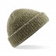 Cuffia BEECHFIELD B429 U Unisex Glencoe Beanie con risvolto doppio strato