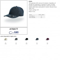 Cappello ATLANTIS ATBATT Unisex D Battle