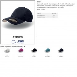 Cappello ATLANTIS ATBIRD Unisex D BIRDIE visiera pre-curvata