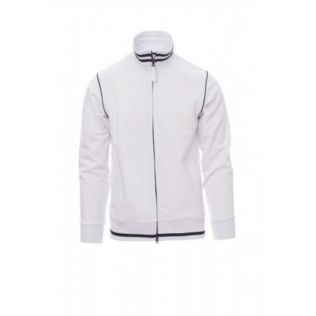 Felpa DERBY PAYPER uomo full zip doppio cursore con dettagli in contrasto dry-tech garzata 300gr