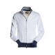 Felpa BROOKLYN PAYPER uomo SBS full zip doppio cursore con dettagli in contrasto garzata 300gr