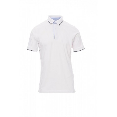 polo cambridge payper uomo manica corta con dettagli in contrasto jersey 175gr