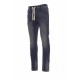 Pantalone DENIM LOS ANGELES PAYPER uomo taglio classico con elastico in vita denim stretch french terry 9oz