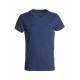 t-shirt neutral discovery payper uomo ampio scollo con manica corta jersey 135gr effetto fiammato