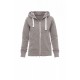 Felpa urban LADY PAYPER donna doppio cursore SBS full zip con cappuccio garzata 300gr con rayon