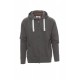 Felpa manica reglan HAWAII+ PAYPER uomo full zip con cappuccio french terry 260 gr 20% poliestere