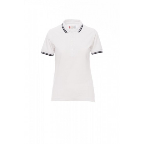 Polo SKIPPER LADY PAYPER donna manica corta con dettagli in contrasto piquet 210gr 100% cotone