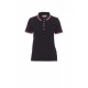 Polo SKIPPER LADY PAYPER donna manica corta con dettagli in contrasto piquet 210gr 100% cotone