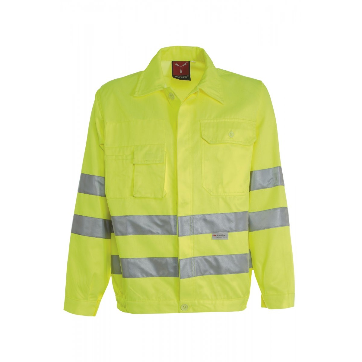 Giubbotto giacca SECURITY PAYPER alta visibilita' bicolore triplo-uso  taffeta' polistere spalmato pu 300d 170g