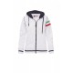 Felpa kansas PAYPER donna tricolore giromanica full zip con cappuccio e dettaglio bandiere dry-tech garzata 240gr