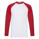 FRUIT BASEBALL MANICA LUNGA FR610280 100%COTONE 