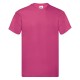 T-SHIRT UOMO FRUIT OF THE LOOM TUTTI I COLORI FR61082 MANICA CORTA 100%COTONE