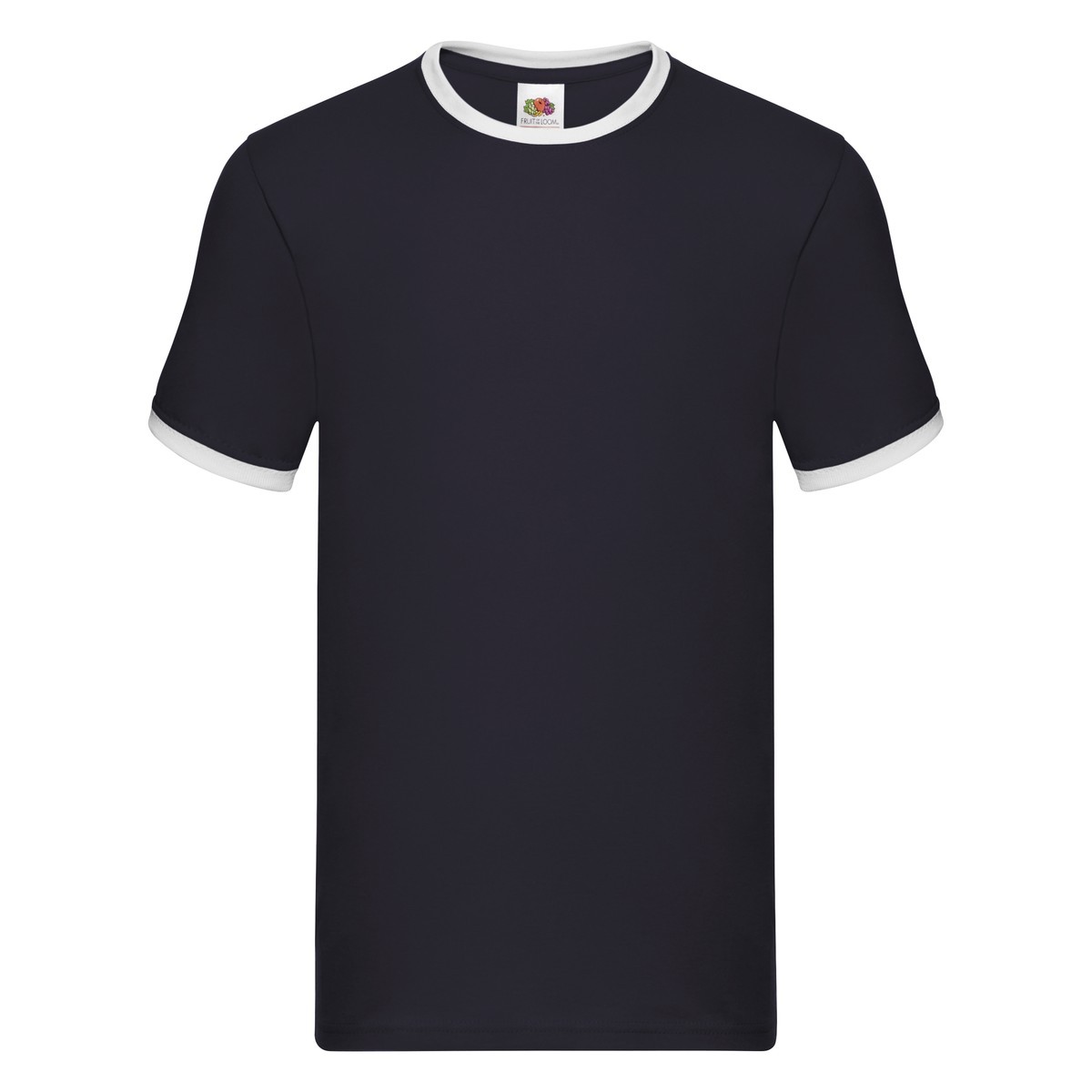 T SHIRT UOMO MANICA CORTA COTONE BICOLORE GIROCOLLO FRUIT OF THE LOOM FR611680 Chico Bonito Shop