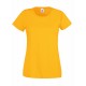 T-SHIRT VALUEWEIGHT DONNA FRUIT OF THE LOOM TUTTI I COLORI MAGLIA FR613720 LADY FIT SAGOMATA