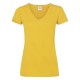 T-SHIRT VALUEWEIGHT DONNA SCOLLO A V FRUIT OF THE LOOM TUTTI I COLORI MAGLIA FR613980 LADY FIT SAGOMATA 100% COTONE