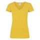 T-SHIRT VALUEWEIGHT DONNA SCOLLO A V FRUIT OF THE LOOM TUTTI I COLORI MAGLIA FR613980 LADY FIT SAGOMATA 100% COTONE