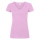 T-SHIRT VALUEWEIGHT DONNA SCOLLO A V FRUIT OF THE LOOM TUTTI I COLORI MAGLIA FR613980 LADY FIT SAGOMATA 100% COTONE