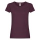 T-SHIRT FRUIT DONNA LADY FIT SAGOMATA ORIGINAL T FR614200 MANICA CORTA 100%COTONE 