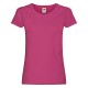 T-SHIRT FRUIT DONNA LADY FIT SAGOMATA ORIGINAL T FR614200 MANICA CORTA 100%COTONE 