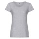 T-SHIRT FRUIT DONNA LADY FIT SAGOMATA ORIGINAL T FR614200 MANICA CORTA 100%COTONE 