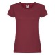 T-SHIRT FRUIT DONNA LADY FIT SAGOMATA ORIGINAL T FR614200 MANICA CORTA 100%COTONE 