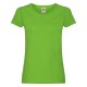 T-SHIRT FRUIT DONNA LADY FIT SAGOMATA ORIGINAL T FR614200 MANICA CORTA 100%COTONE 