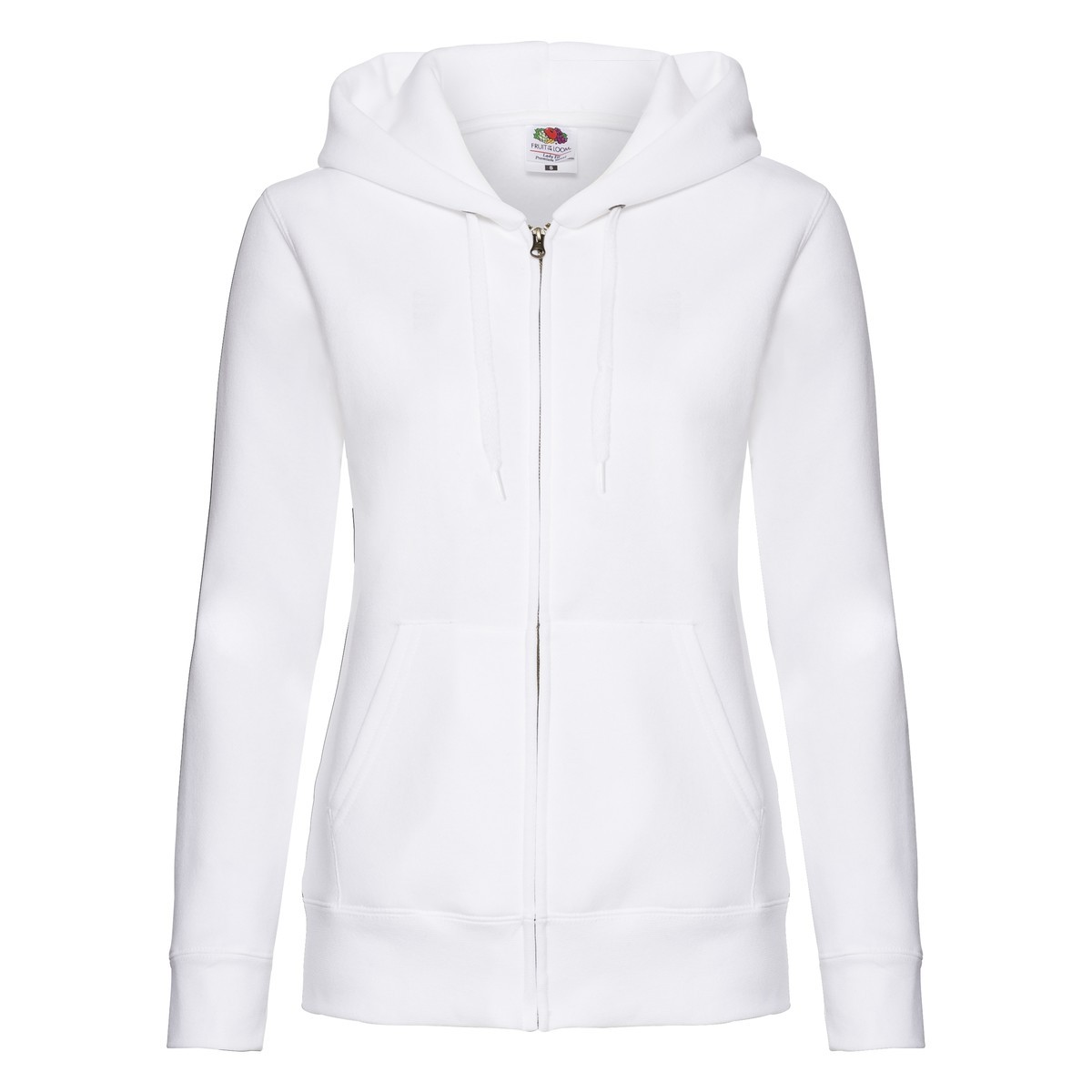 FR621180 FELPA DONNA CON CAPPUCCIO ZIP E TASCHE WOMAN Tuta Cotone Felpata Chico Bonito Shop