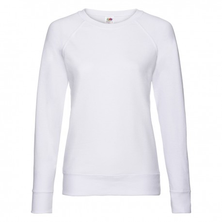 FELPA DONNA RAGLAN LEGGERA FR621460 GIROCOLLO FRUIT OF THE LOOM